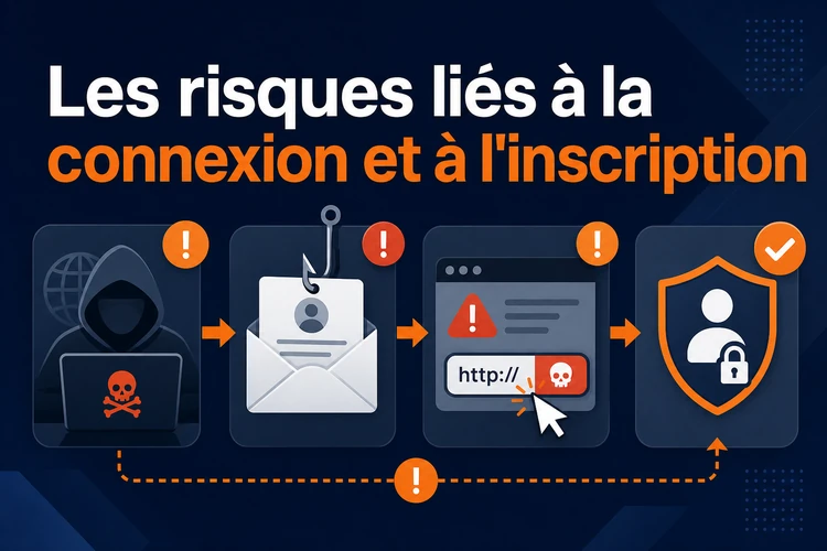Les risques liés à la connexion et à l'inscription